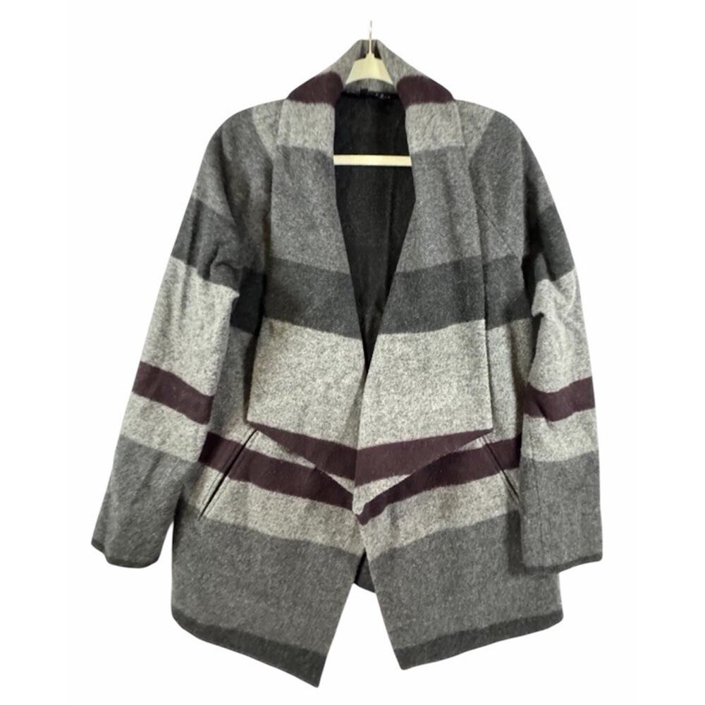 Theory Clarania Wool Cardigan Coat Women's Size M Preppy! Corpcore